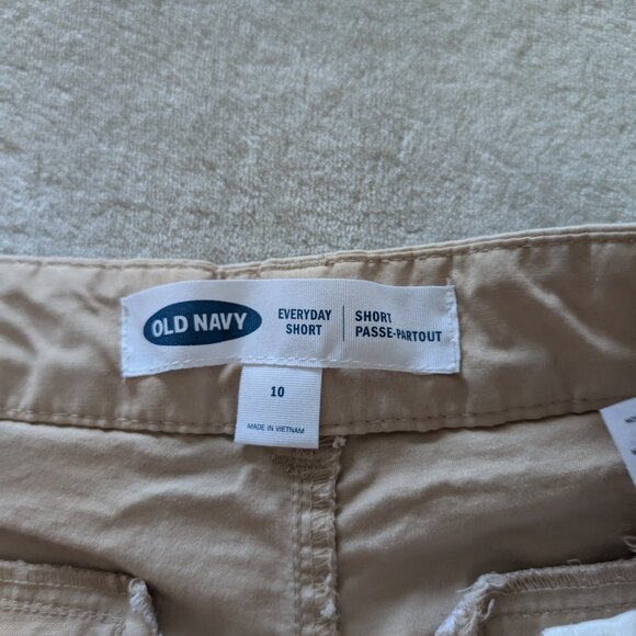 3/$30 Tan Everyday Shorts - low rise - Picture 2 of 4